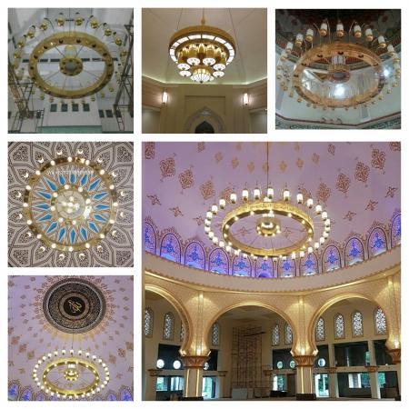 A Lampu Nabawi | Tembaga Jayakarta | Kerajinan Logam Tembaga & Kuningan Boyolali. Produk lampu Nabawi ini terinspirasi dari lampu yang ada di masjid nabawi  yang berada di madina, seperti halnya lampu hias utama masjid nabawi lampu ini juga sangat